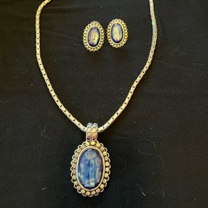 Fashion necklace and earrings